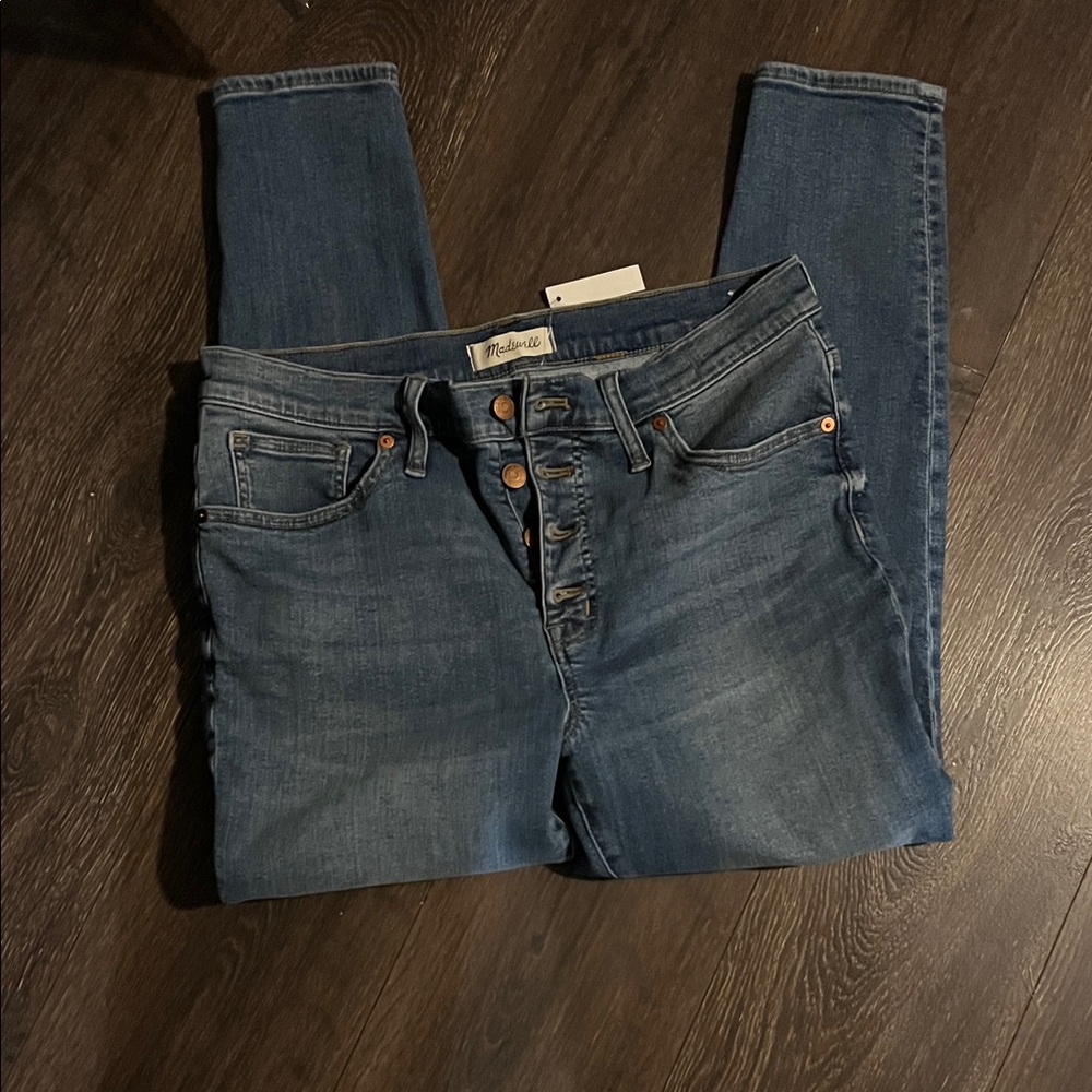 Madewell High-Rise Skinny Jeans in Indigo